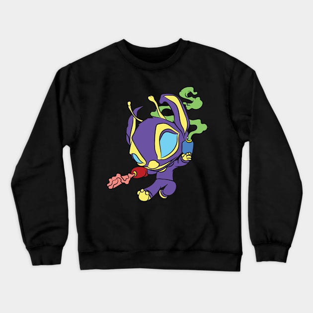 Graffiti Character Crewneck Sweatshirt by James P. Manning